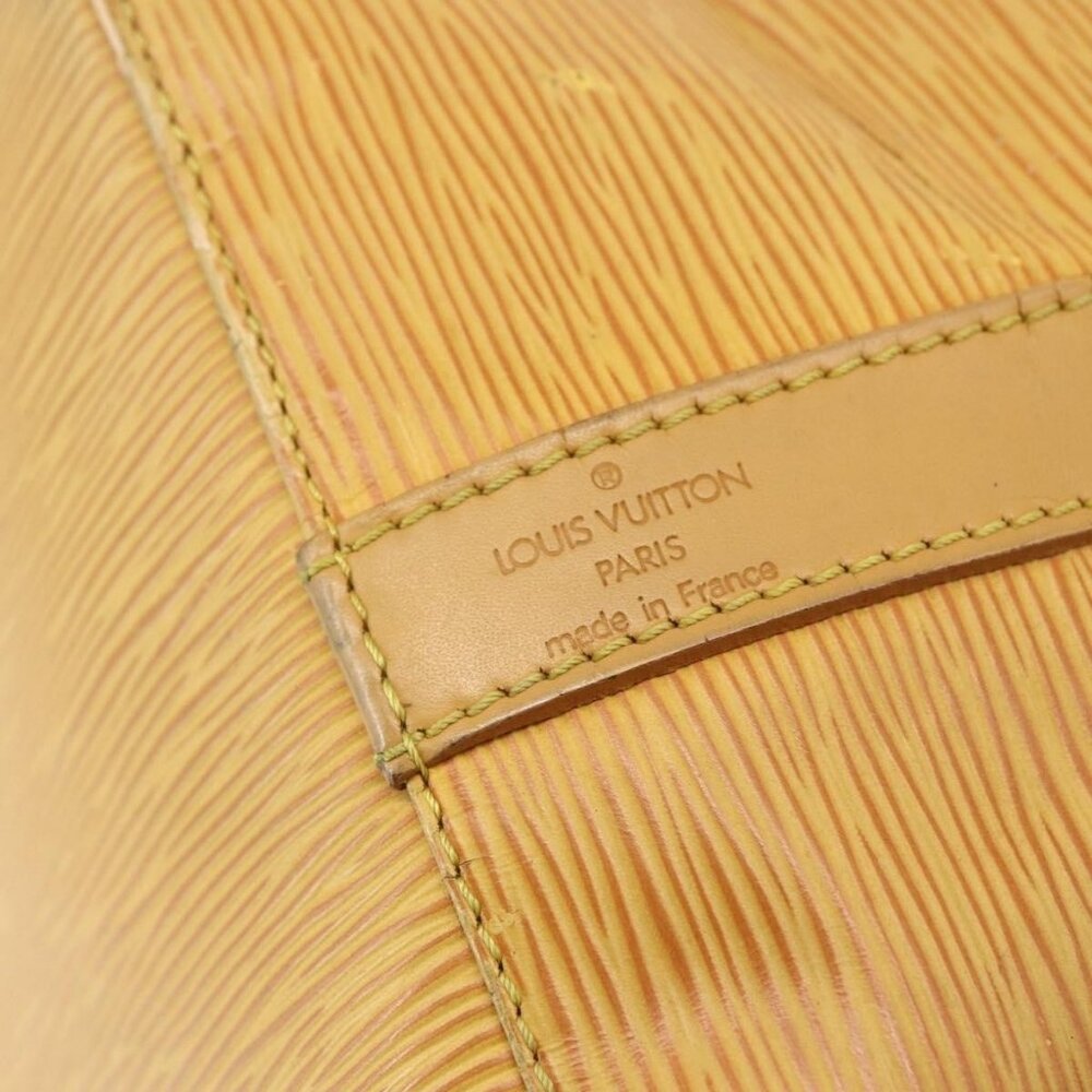 Authentic LOUIS VUITTON Epi Petit Noe Shoulder Bag Yellow M44109 LV - Picture 6 of 16